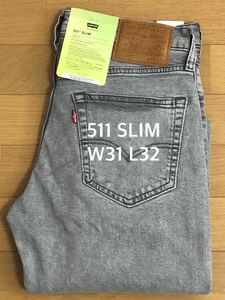 Levi's 511 SLIM GRAY STONEWAS W31 L32