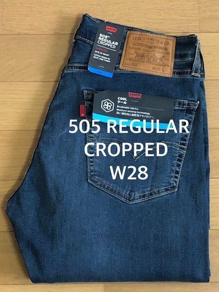 Levi's 505 REGULAR COOL CROPPED 282290049 W28