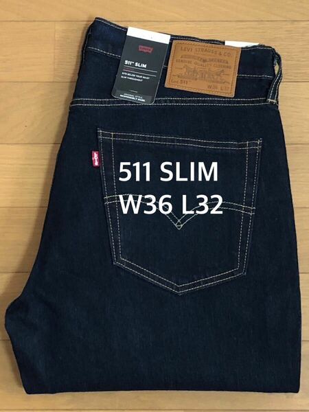 Levi's 511 SLIM FIT PREMIUM INDIGO W36 L32