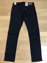 Levi's 510 SKINNY FIT BLACK W33 L32_画像4