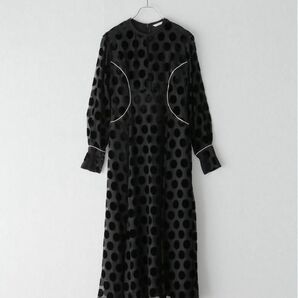 CLANE / クラネ　BIG DOT OPAL ONEPIECE 長袖 ロング