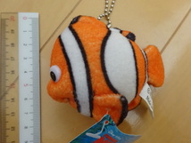 ディズニー Disney FINDING NEMO ニモ Disney PIXAR ぬいぐるみ マスコット ボールチェーン キーホルダー 紙タグ付き_画像2