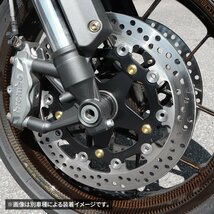 ニンジャ650R Ninja 64チタン ブレーキディスクローター ボルト リア用 4本セット M8 P1.25 カワサキ車用 ゴールドカラー JA22015_画像2