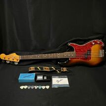 DDe391D17 動作品 Fender Japan フェンダー PB62? エレキベース 本体 弦楽器 ケース付き_画像1