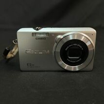 FEc150Y06 動作品 カシオ Casio Exilim EX-Z900 シルバーカラー 6x コンパクトデジタルカメラ_画像2