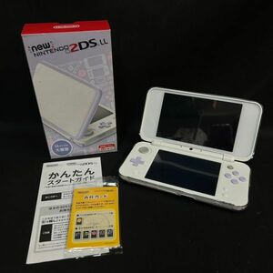 FEc175D06 ニンテンドー 2DS LL ホワイト ラベンダー Nintendo 任天堂 本体 JAN-001 箱付き