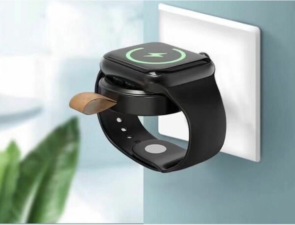 Apple Watch充電器　ワイヤレス　ホワイト