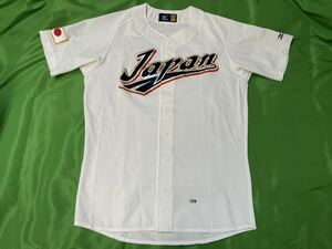 WBC　侍ジャパン　＃３４　試合使用打撃練習白ジャージ　MIZUNO　サイズXO　ホログラム　⑤