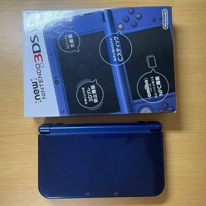 New Nintendo 3DS LL メタリックブルー　箱　充電器付き　タッチペン有り　※商品詳細必読※