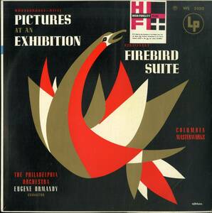 A00540332/LP/ユージン・オーマンディ「Moussorgsky - Ravel / Pictures At An Exhibition」