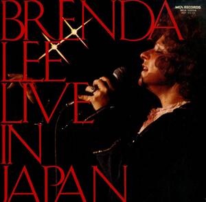 A00546346/LP/ブレンダ・リー(BRENDA LEE)「Live In Japan (1975年・MCA-10034・ヴォーカル)」