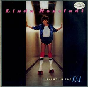 A00545276/LP/リンダ・ロンシュタット(LINDA RONSTADT)「Living in the USA (1978年・P-10521Y・カントリーロック)」