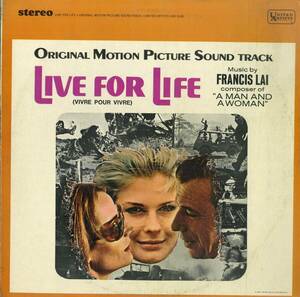 A00593879/LP/フランシス・レイ「Live For Life (Vivre Pour Vivre) パリのめぐり逢い OST (UAS-5165・サントラ)」
