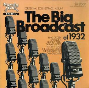 A00531622/LP/ bin g* Cross Be / gray si-*a Len [ radio is laughing .The Big Broadcast Of 1932 - Original Soundtrack Recording (19
