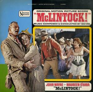 A00533149/LP/フランク・デ・ヴォール「マクリントック McLintock ! OST (1980年・NAS-946・サントラ)」