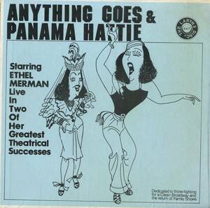 A00531637/LP/エセル・マーマン「夜は夜もすがら Anything Goes / パナマ・ハッティ Panama Hattie (567・サントラ)」