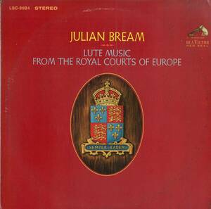 A00537034/LP/ジュリアン・ブリーム「Lute Music From The Royal Courts Of Europe」