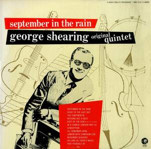 A00592038/LP2枚組/George Shearing Original Quintet「September In The Rain」