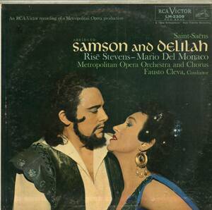 A00536524/LP/ファウスト・クレヴァ/シャルル・カミーユ・サン＝サーンス「Samson And Delilah (Abridged)」