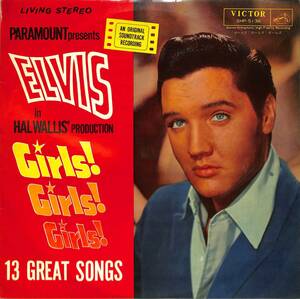 A00546974/LP/エルヴィス・プレスリー「ガールズ!ガールズ!ガールズ! Girls! Girls! Girls! OST (1962年・SHP-5136・サントラ・ロックン