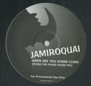 A00528391/12インチ/ジャミロクワイ(JAMIROQUAI)「When You Gonna Learn (Pound For Pound House Mix) (2007年・PROMOJAM-001・ハウス・H
