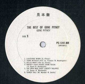 A00511626/LP/ジーン・ピットニー「The Best of Gene Pitney (1965年・PS-1241-MR・ロックンロール)」