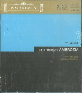 D00132142/CD2枚組/DJ 19 Presents AMBROZIA (田中裕之・渡辺エジソン)「Velvet & Velvet Mode Collection (2005年・VICL-61753～4・ラウ