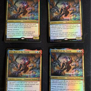 MTG マジックザギャザリング 嵐の咆哮、エリス 英foil4枚セット D