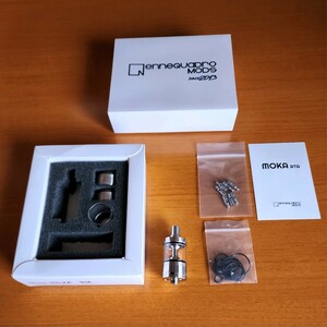 ennequadro MOKA RTA ハイエンド アトマイザー オーセンティック VAPE 電子タバコ / mod rda rdta pod aio mtl rdl ドリップチップ 510