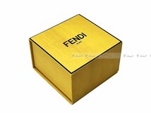 K570.. FENDI フェンディ イヤリング ピアス O’Lock ストーン ロゴ レディース イタリア製 8AH3496GXF161W ★ ゴールド_画像9