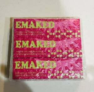 ②ema- kit eyelashes beauty care liquid EMAKED 3 pcs set new goods unopened goods 