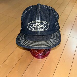 新品 THE H.W.DOG & CO. ザエイチダブリュードッグアンドコー トラッカーキャップ TRUCKER CAP デニムキャップ 帽子