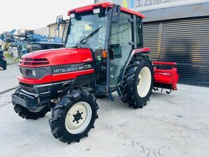 三菱トラクターMitsubishi MT331 ■33馬力 ■4WD■■使用時間 732Ｈ三菱ロータリー■エアコン■PTO■