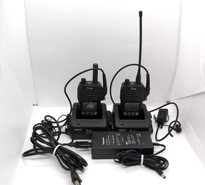 *iCOM WATERPROOF UHF wireless telephone equipment IC-DU65C 2 pcs BC-161 charge stand 2 pcs 
