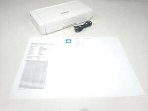 ☆動作OK!印刷枚数1294枚！EPSON PX-S06W A4 モバイルインクジェットプリンター