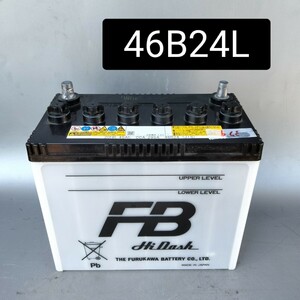 【中古379 送料込み】古河電池/ 46B24L/バッテリー/沖縄、離島エリア不可/46B24L/55B24L/60B24L/65B24L/75B24L/対応/FURUKAWA