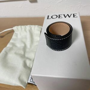  Loewe LOEWE leather bracele bangle black hole gram s LAP 