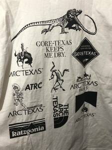ARC’TEXAS アークテキサス ARCHIVE TEE 半袖Tシャツ プリント サイズL ホワイト　FK