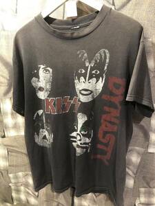 vintage ヴィンテージ 2007 KISS バンドTシャツ グレー　FK