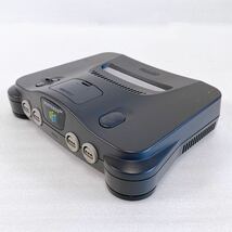 Nintendo ニンテンドー64 本体 コントローラー2個 アダプター セット【通電確認のみ/ジャンク】_画像4