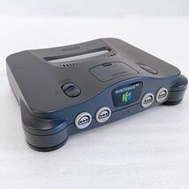 Nintendo ニンテンドー64 本体 コントローラー2個 アダプター セット【通電確認のみ/ジャンク】_画像2