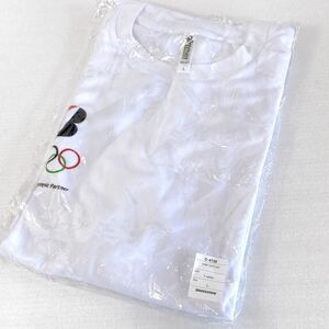 ☆未使用☆ glimmer ライトドライTシャツ (ホワイト/Lサイズ) BRIDGESTONE×Olympic ブリヂストン オリンピック