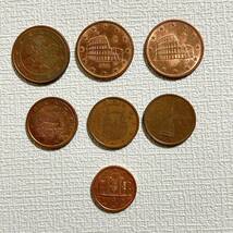 海外 コイン 硬貨 貨幣 ユーロ (約)6.5ユーロ★2ユーロ 1ユーロ 50セント 20セント 10セント 5セント 2セント 1セント_画像7