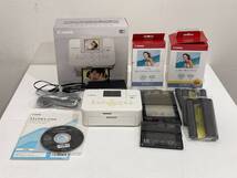 2405232 キャノン Canon セルフィープリンター SELPHY CP900 ホワイト 箱付き selphy KL-36IP 用紙とインク付_画像1