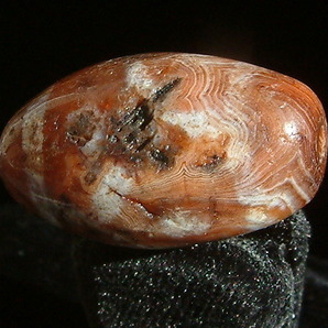 163【天珠八仙】〈エッジドカーネリアン Etched Carnelian〉..七世紀出土/亀甲六眼天珠..約2.5㌢の画像8