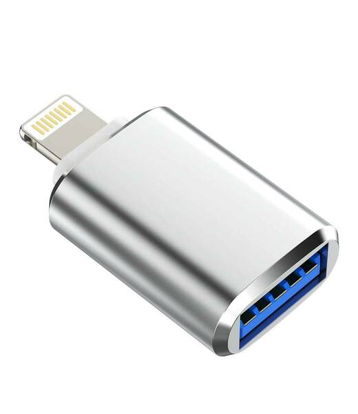 Lightning USB 変換 アダプター USB3.0 OTG ライトニング ケーブル コンバーター USB-A カメラ データ移行 バックアップ 接続 アダプタ