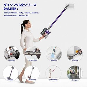 ダイソン v6 バッテリー 21.6V 4600mAh 互換品 dyson v6 DC62 DC61 など対応 ダイソンv6掃除機バッテリー 交換用フィルタ付き 保護回路搭載の画像4