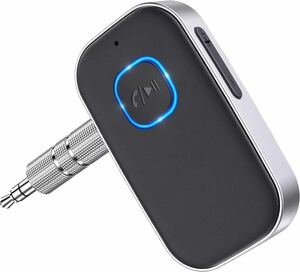 Bluetooth receiver car 3.5mm microminiature AUX Bluetooth 5.0 car adaptor Bluetooth receiver automatic connection CVC