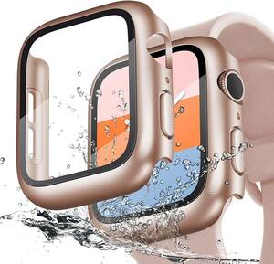 Apple Watch 用 防水ケース seriesSE2/6/SE/5/4 40mm アップルウォッチ保護カバー ガラスフィルム 一体型