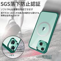 【両面強化ガラス・驚異的な耐衝撃性】HAUTRKBG iPhone 15 用 ケース クリア 全面保護 [MagSafe対応] [カメラフイルムを贈]信号干渉なし_画像5